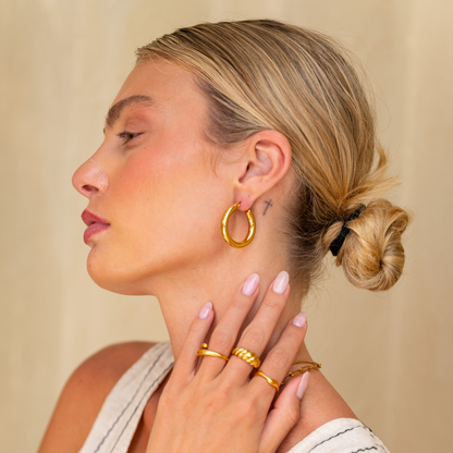 ALINA Gold Hoops