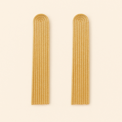 LYRA Gold Fringe Earrings