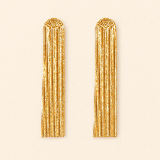 LYRA Gold Fringe Earrings