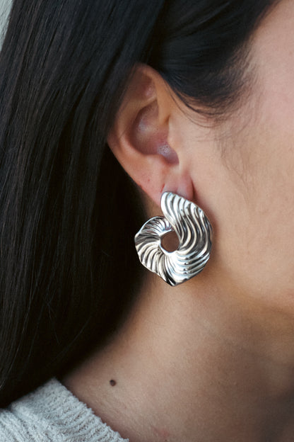 IRIS Gold Sculptural Earrings