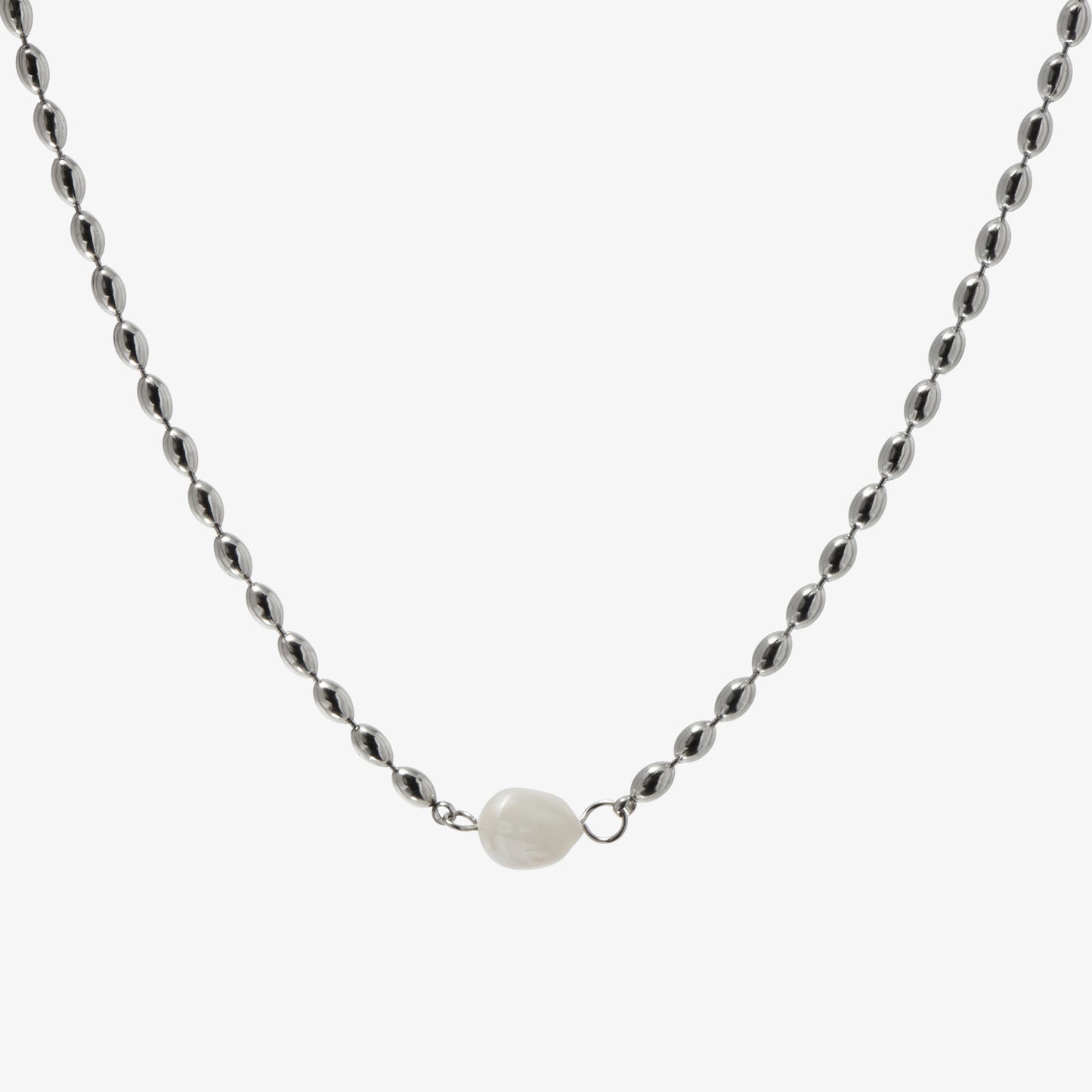 LUNA Gold Pearl Necklace