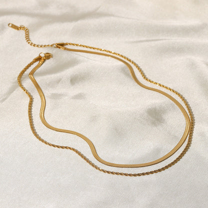 HAILEY Layered Gold Necklace