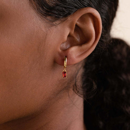 BELLA Gold Birthstone Hoops