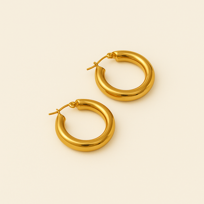ALINA Gold Hoops