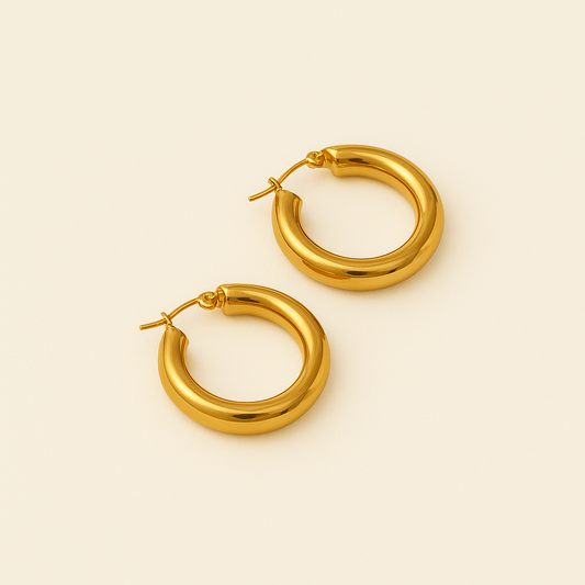 ALINA Gold Hoops